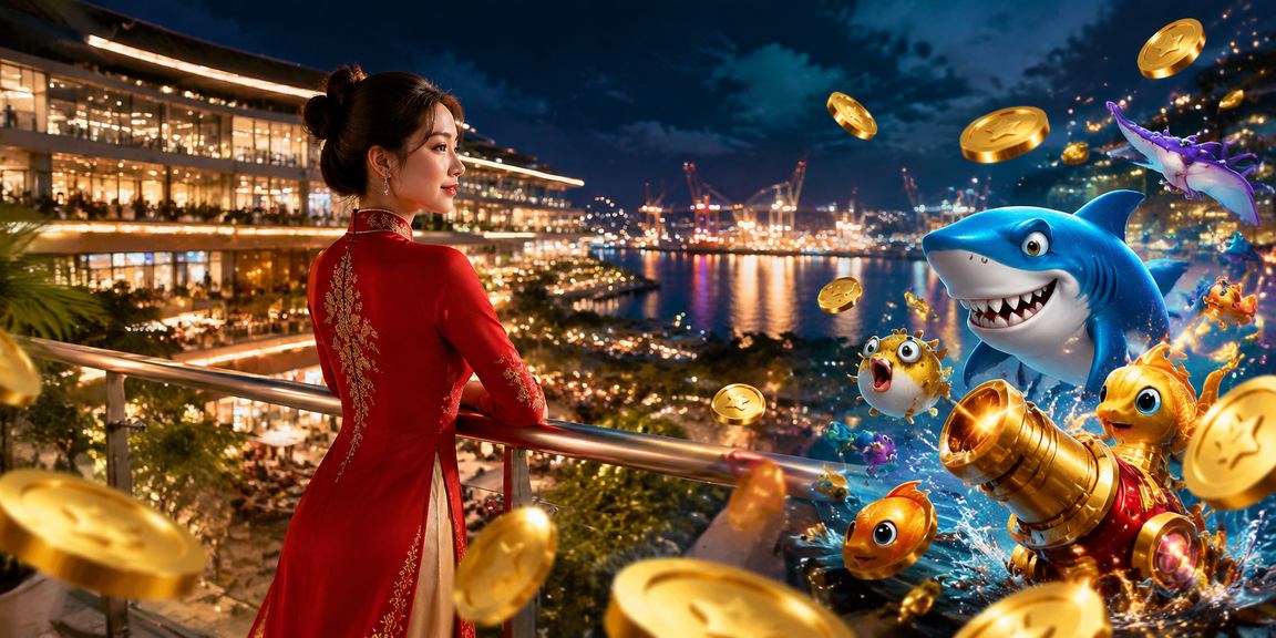 Người dùng Hải Phòng trong trang phục áo dài truyền thống chơi bắn cá trực tuyến tại vwin888